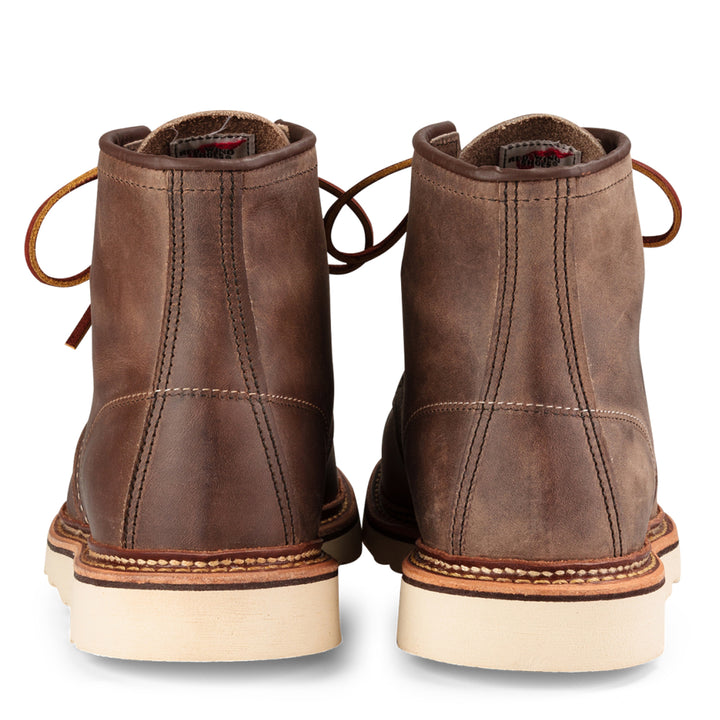 Red Wing 8883 6-Inch Classic Moc Toe Boots Concrete Rough & Tough Leather