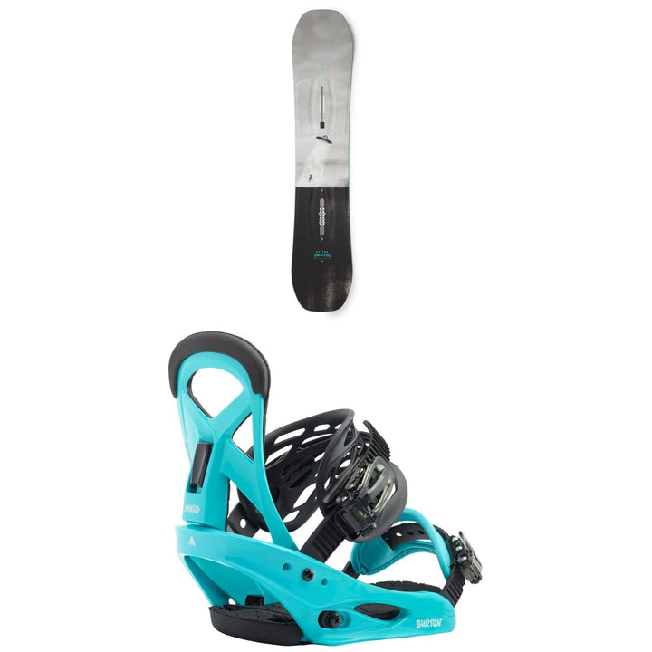 Burton Process Smalls Snowboard - Boys + Burton Smalls Snowboard Bindings - Kids' 2020