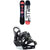 Burton Feelgood Smalls Snowboard - Girls + Burton Smalls Snowboard Bindings - Kids' 2020