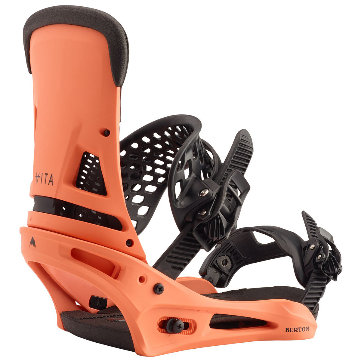 Burton Malavita Snowboard Bindings 2023 Spicy Salmon