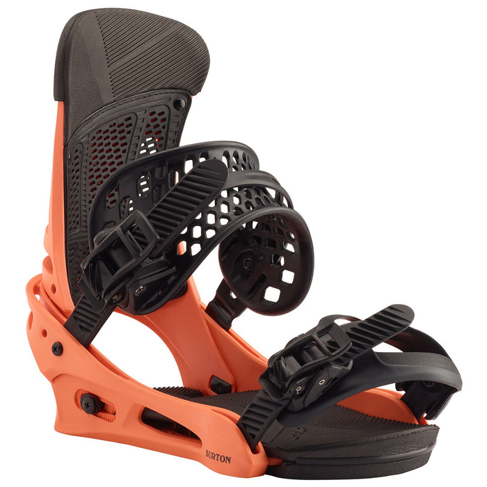 Burton Malavita Snowboard Bindings 2023 Spicy Salmon