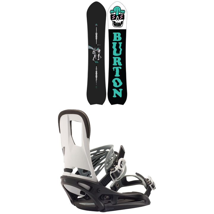 Burton Kilroy Directional Snowboard + Burton Cartel EST Snowboard Bindings 2020