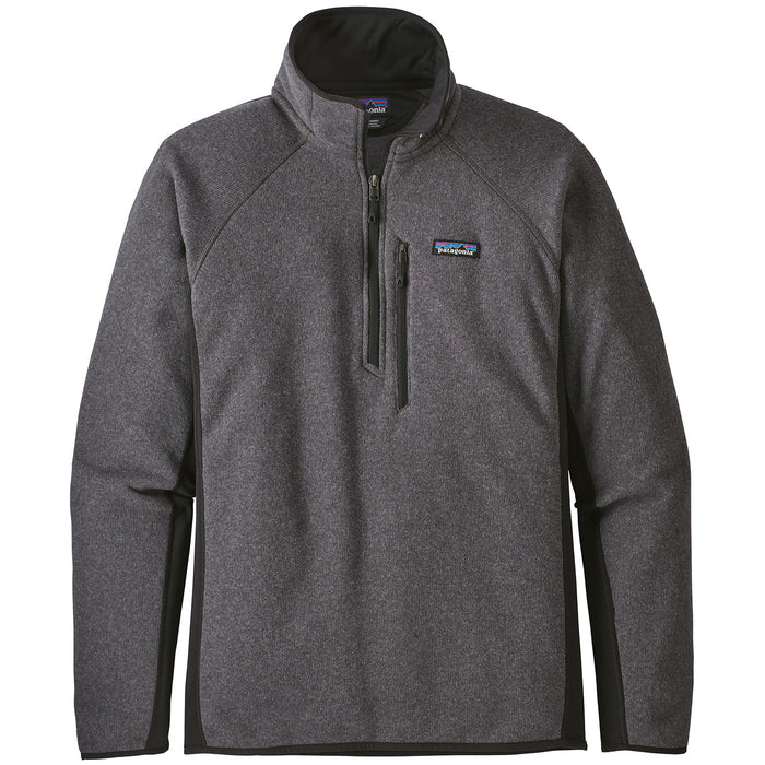 Patagonia Performance Better Sweater® 1/4 Zip Fleece Jacket Forge Grey w/Black