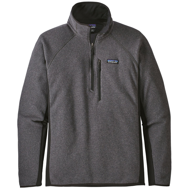 Patagonia Performance Better Sweater® 1/4 Zip Fleece Jacket Forge Grey w/Black