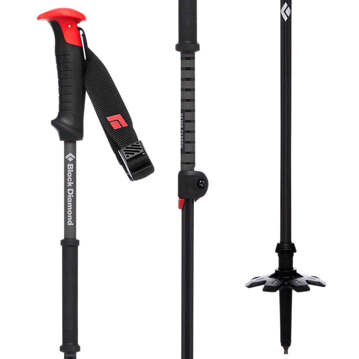 Black Diamond Razor Carbon Adjustable Ski Poles 2020