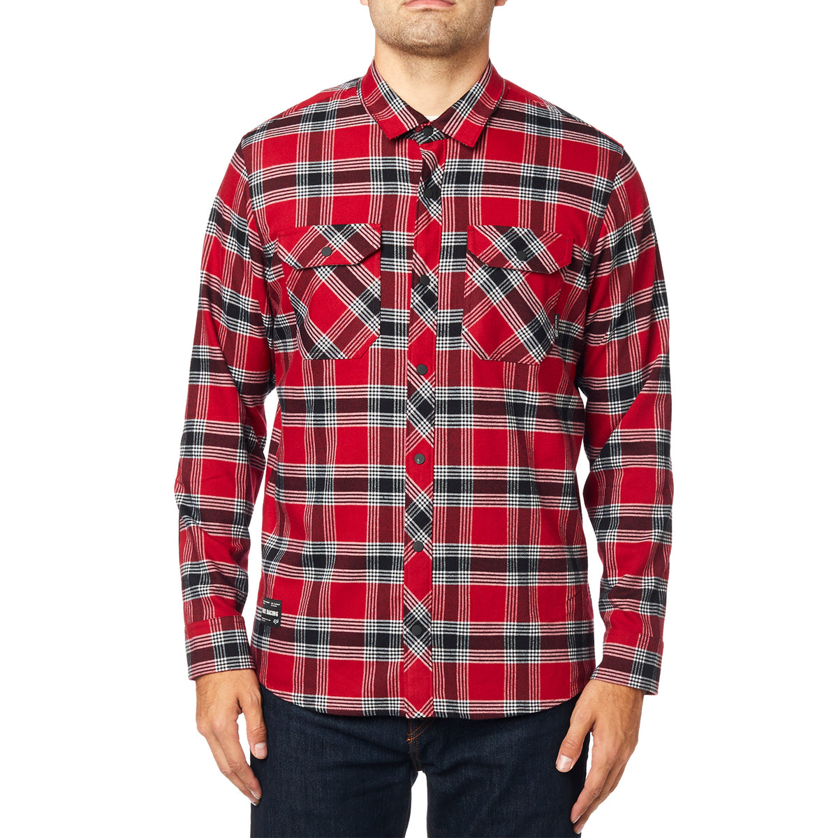 Fox Fusion Tech Flannel Cardinal