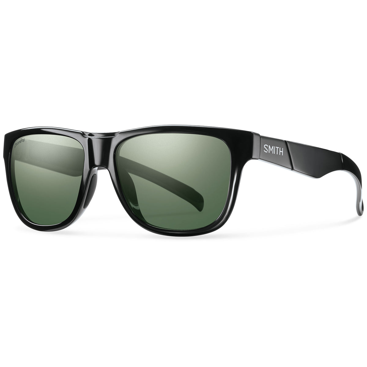 Smith Lowdown Slim Sunglasses Black/ChromaPop Polarized Grey Green