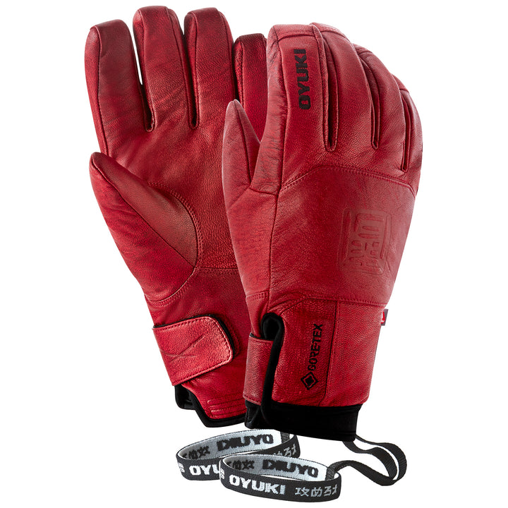 Oyuki Sencho GORE-TEX Gloves Worn Red