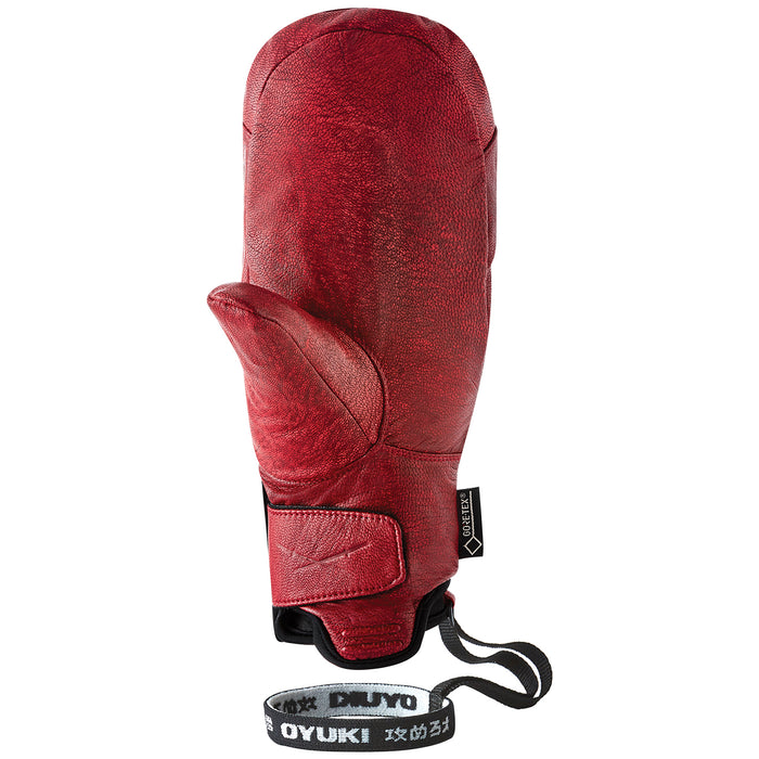 Oyuki Sencho GORE-TEX Mitts Worn Red