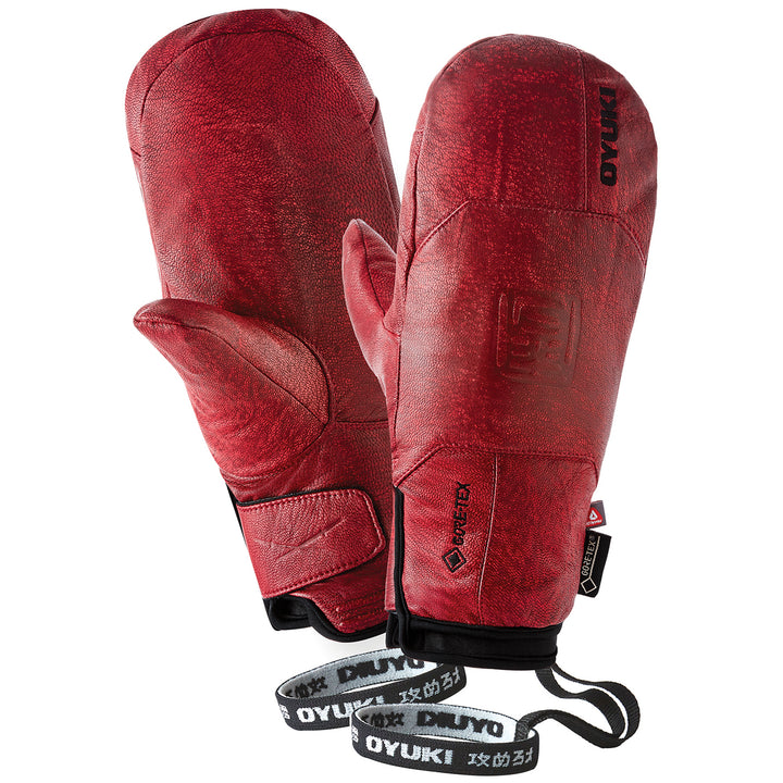 Oyuki Sencho GORE-TEX Mitts Worn Red