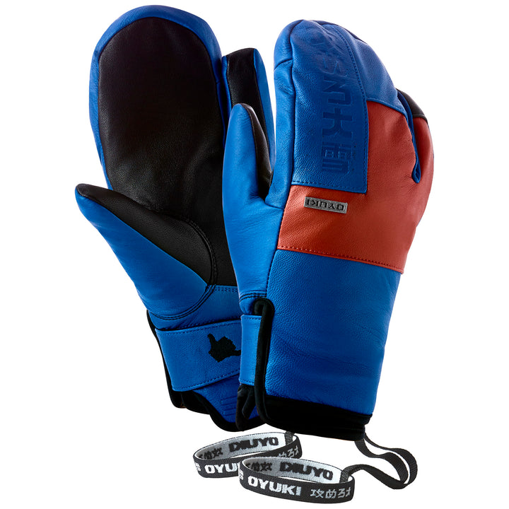 Oyuki Shaka Mitts Royal Blue/Burnt Red