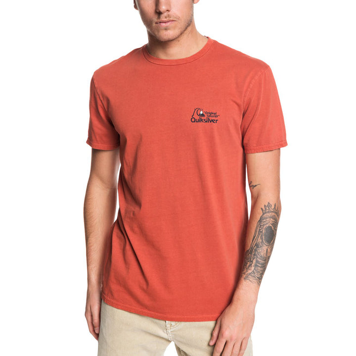 Quiksilver Bouncing Heart T-Shirt Burnt Brick
