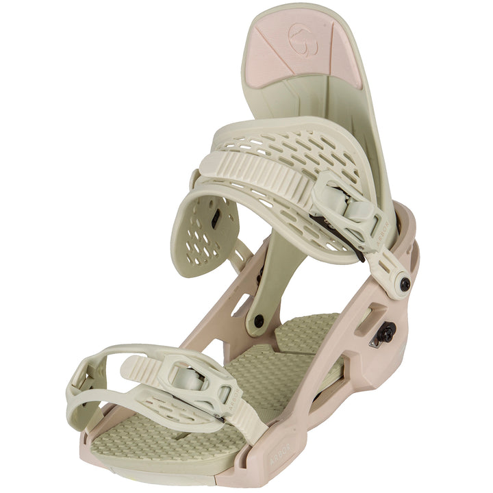Arbor Acacia Snowboard Bindings - Women's 2022 Peach