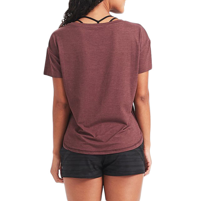 Vuori Lux Performance Tee - Women's Fig Heather