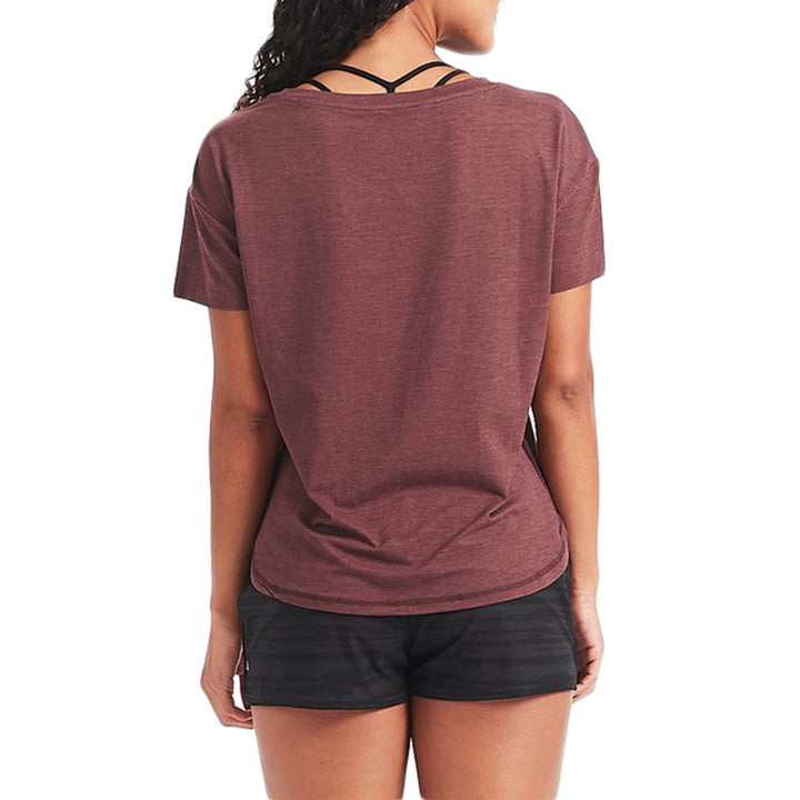 Vuori Lux Performance Tee - Women's Fig Heather