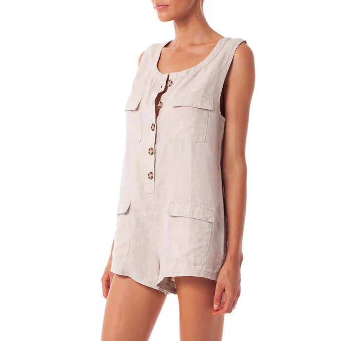 Rhythm Positano Romper - Women's Sand