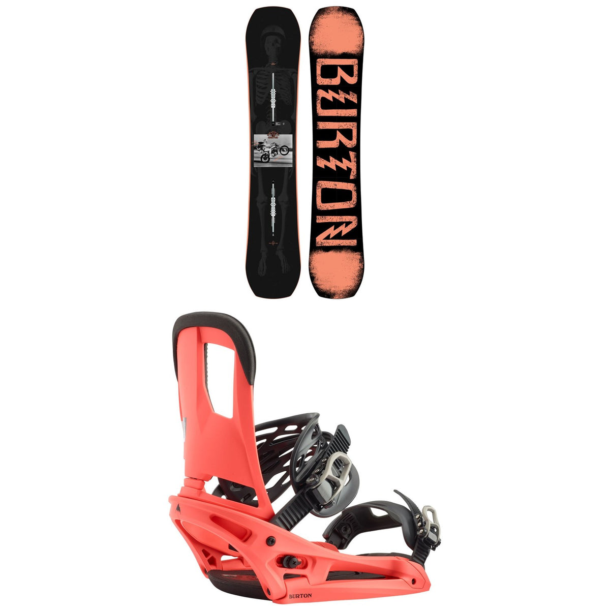 Burton Paramount Snowboard + Burton Cartel EST Snowboard Bindings 2020