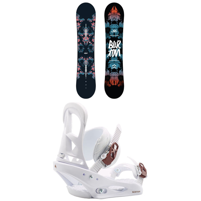 Burton Stylus Snowboard + Stiletto Snowboard Bindings - Women's 2020