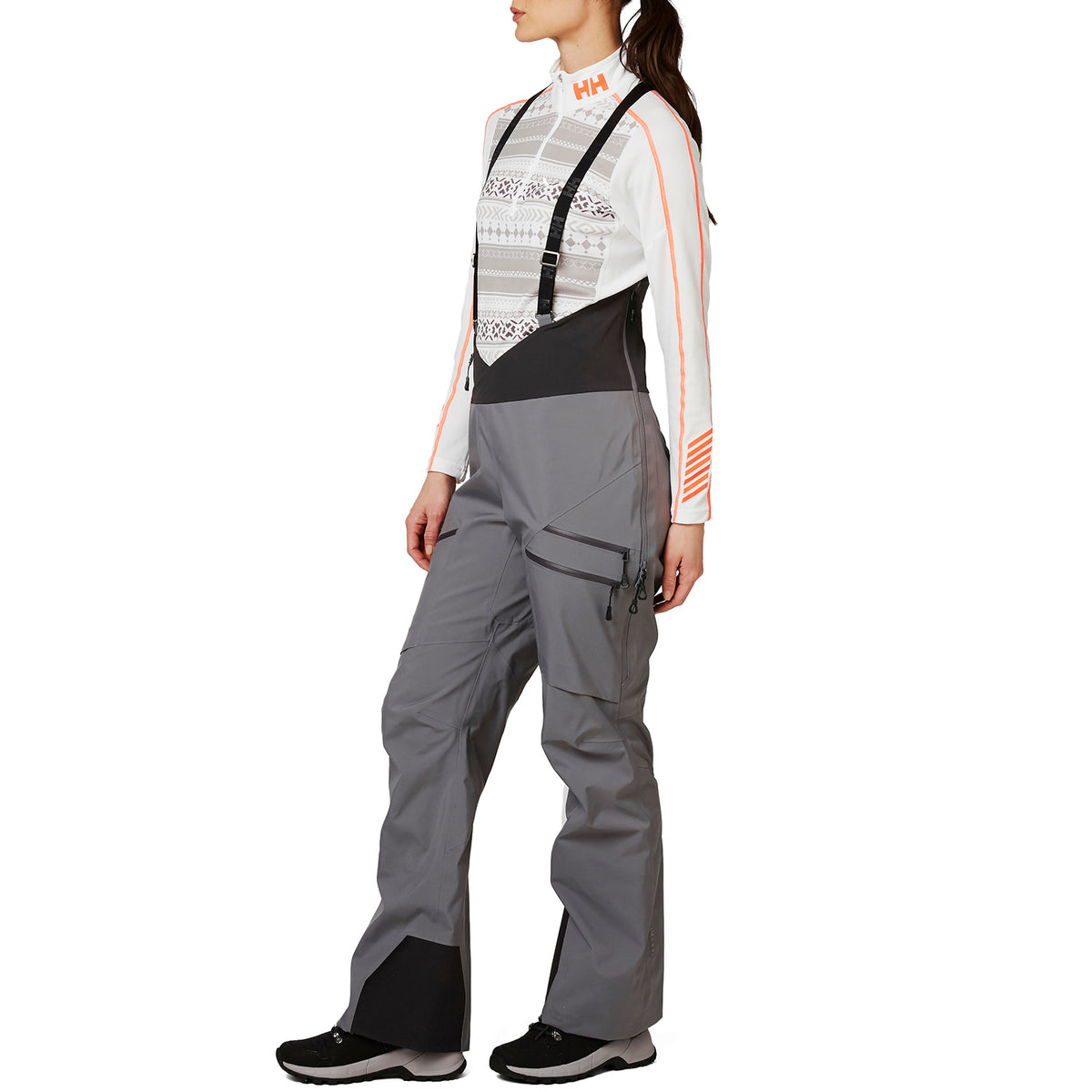 Helly Hansen Odin Mountain 3L Shell Bib Pants - Women's Quiet Shade