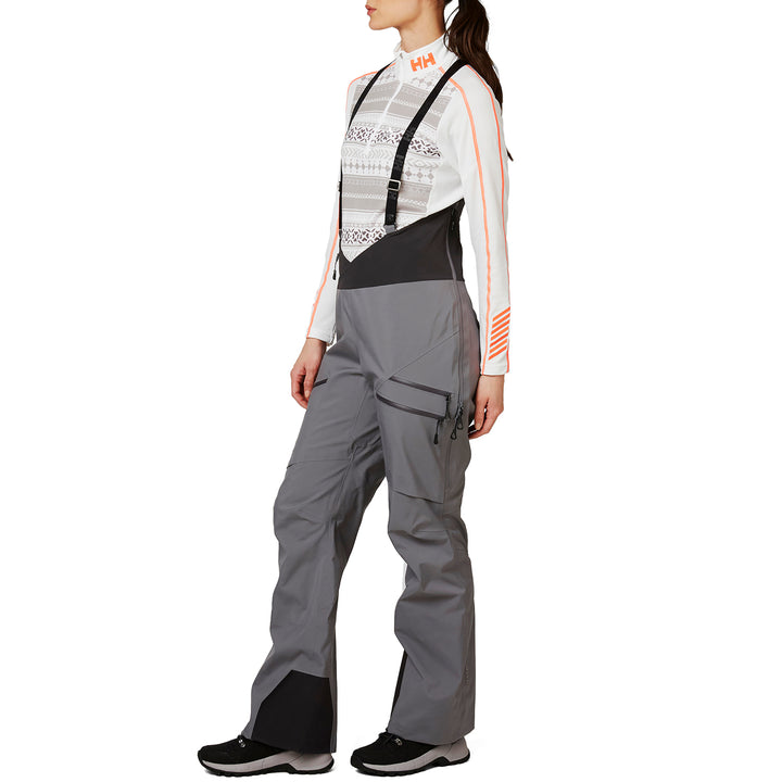 Helly Hansen Odin Mountain 3L Shell Bib Pants - Women's Quiet Shade