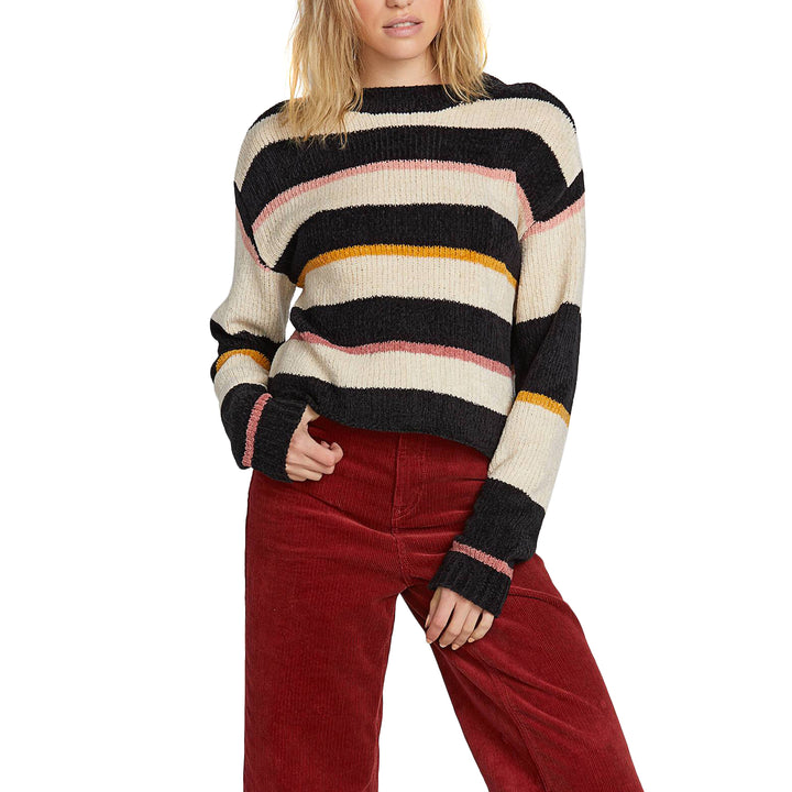 Volcom Madame Shady Sweater - Women's Black Combo