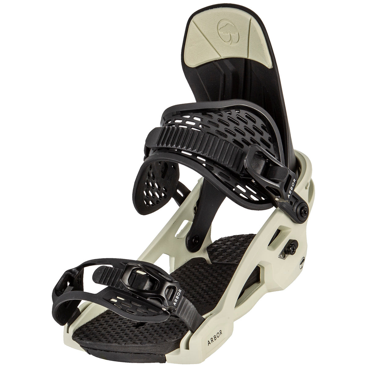 Arbor Spruce Snowboard Bindings White