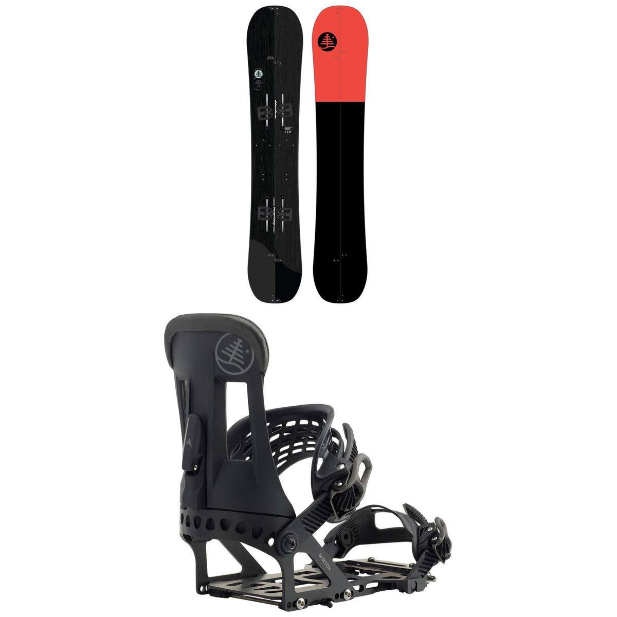 Burton Family Tree Flight Attendant X Splitboard + Hitchhiker Splitboard Bindings 2020