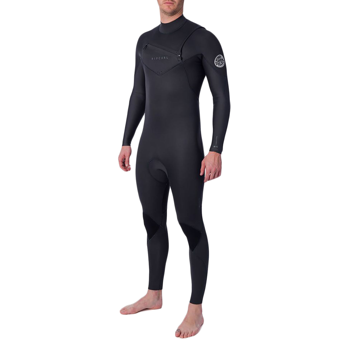 Rip Curl 4/3 Dawn Patrol Performance Chest Zip Wetsuit Charcoal