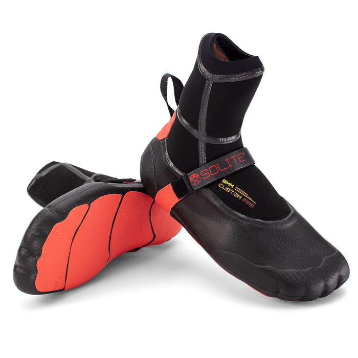 Solite 8mm Custom Fire Wetsuit Booties