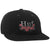 HUF Bed of Roses 6-Panel Hat Black