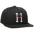 HUF Memorium Snapback Hat Black