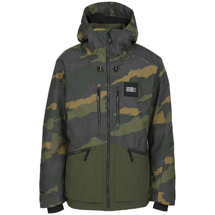 O'Neill Textured Jacket Green AOP