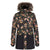 O'Neill Fur Zeolite Jacket - Girls' Black AOP w/ Yellow
