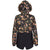 O'Neill Fur Zeolite Jacket - Girls' Black AOP w/ Yellow