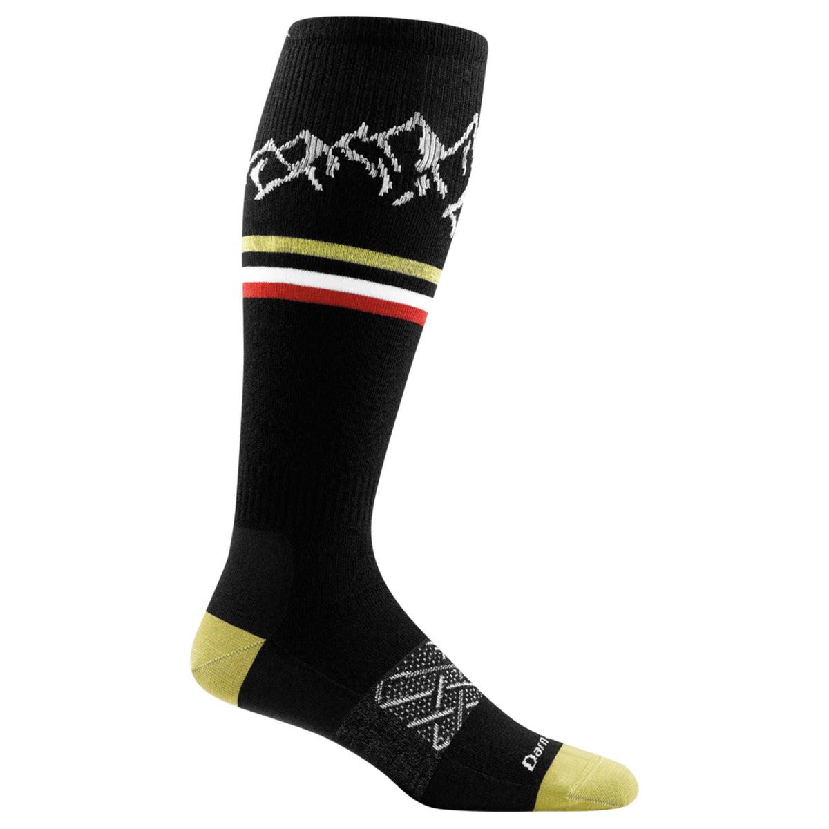 Darn Tough Alpenglow Over-the-Calf Light Socks Black