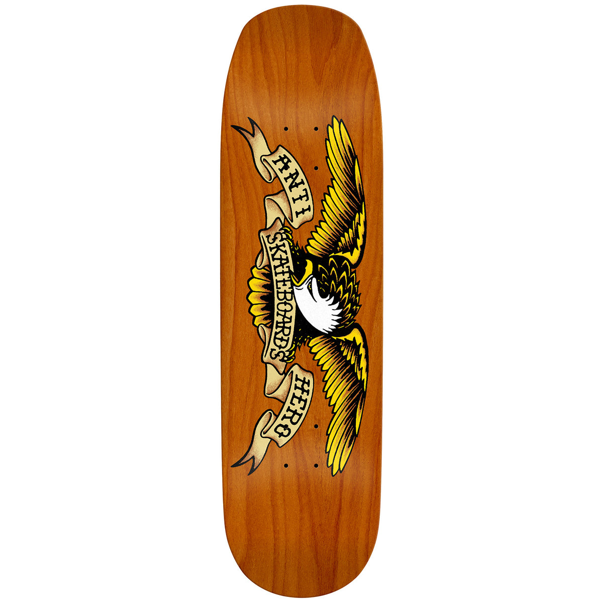 Anti Hero Shaped Eagle Overspray Orange Crusher 9.1 Skateboard Deck