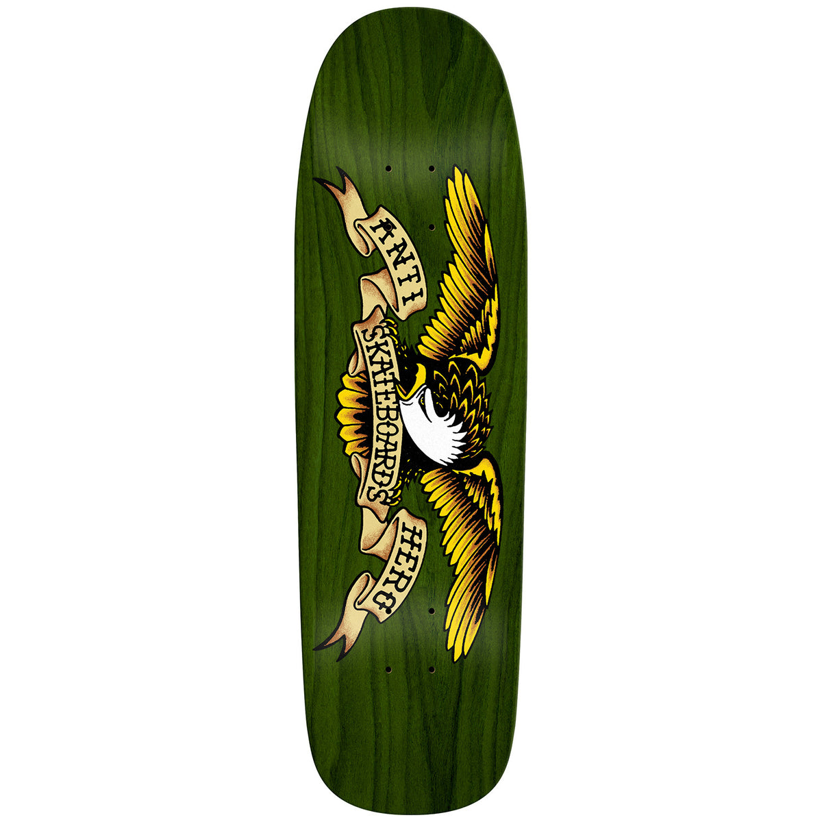 Anti Hero Shaped Eagle Green Giant 9.56 Skateboard Deck