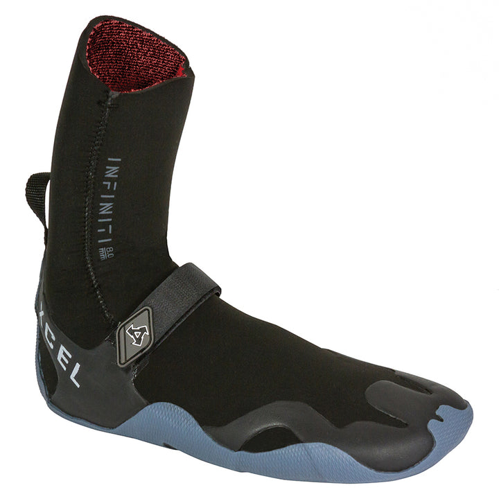 XCEL 8mm Infiniti Round Toe Wetsuit Boots Black/Grey