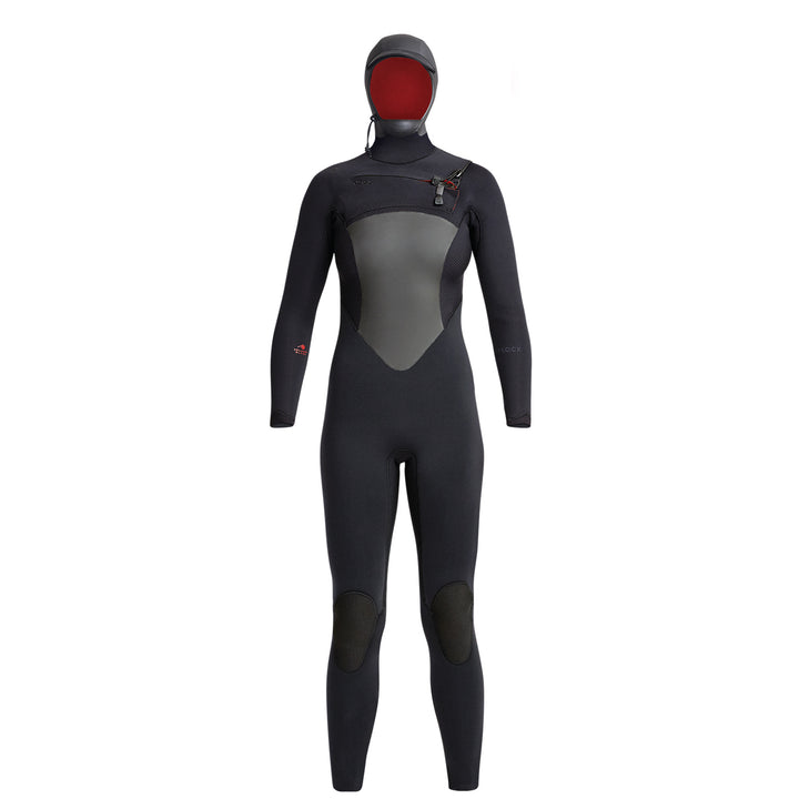 XCEL 6/5/4 Drylock Hooded Wetsuit - Women's Black
