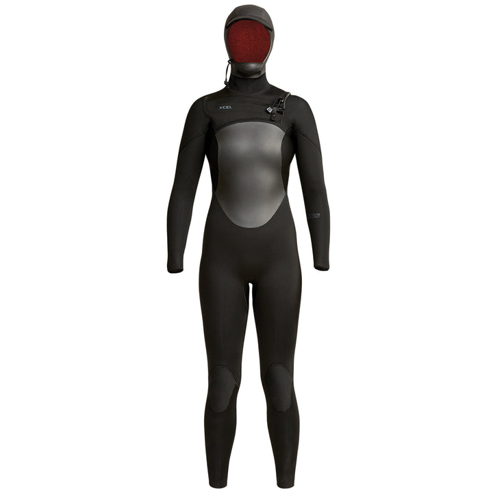 XCEL 5/4 Axis Hooded Wetsuit - Women's Black
