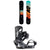 K2 Afterblack Wide Snowboard + Indy Snowboard Bindings 2020