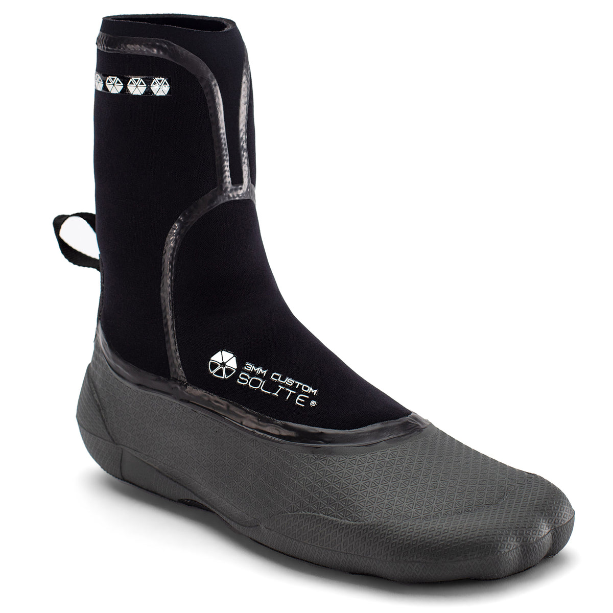 Solite 3mm Custom Wetsuit Booties Black/Gray
