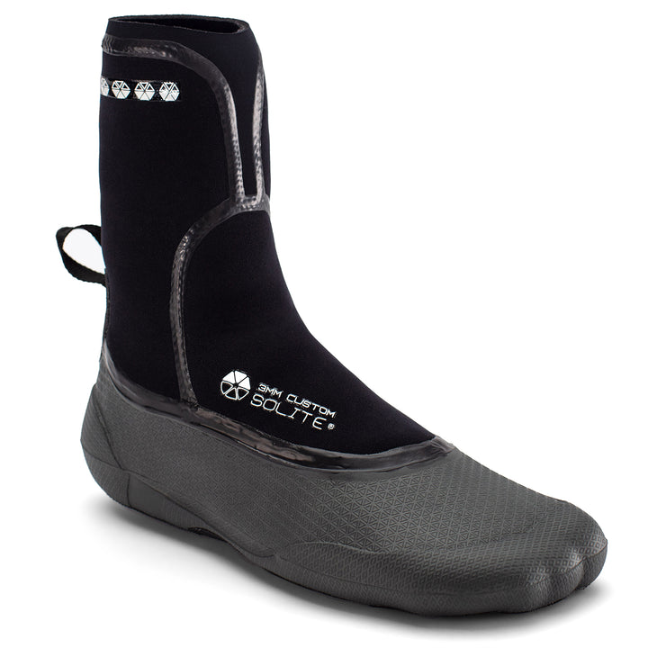 Solite 3mm Custom Wetsuit Booties Black/Gray