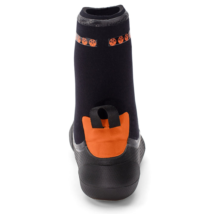 Solite 6mm Custom Wetsuit Booties Black/Orange