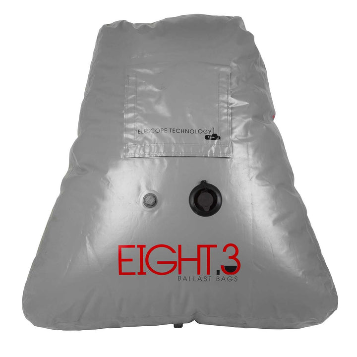 Eight.3 Telescope Pickle Fork CTN 950 lbs Ballast Bag Silver/Scuderia