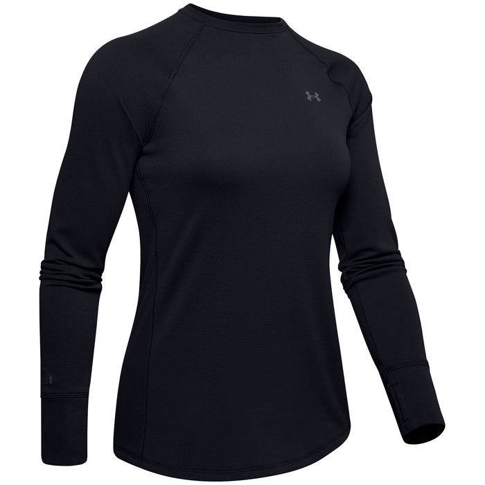 Under Armour ColdGear® Base 2.0 Crew Top - Women's Black/Pitch Gray