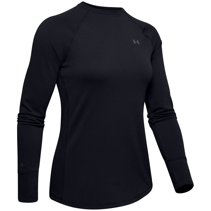 Under Armour ColdGear® Base 2.0 Crew Top - Women's Black/Pitch Gray