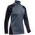 Under Armour ColdGear® Armour 1/2 Zip Colorblock Shirt - Women's Black/Downpour Gray/Tonal