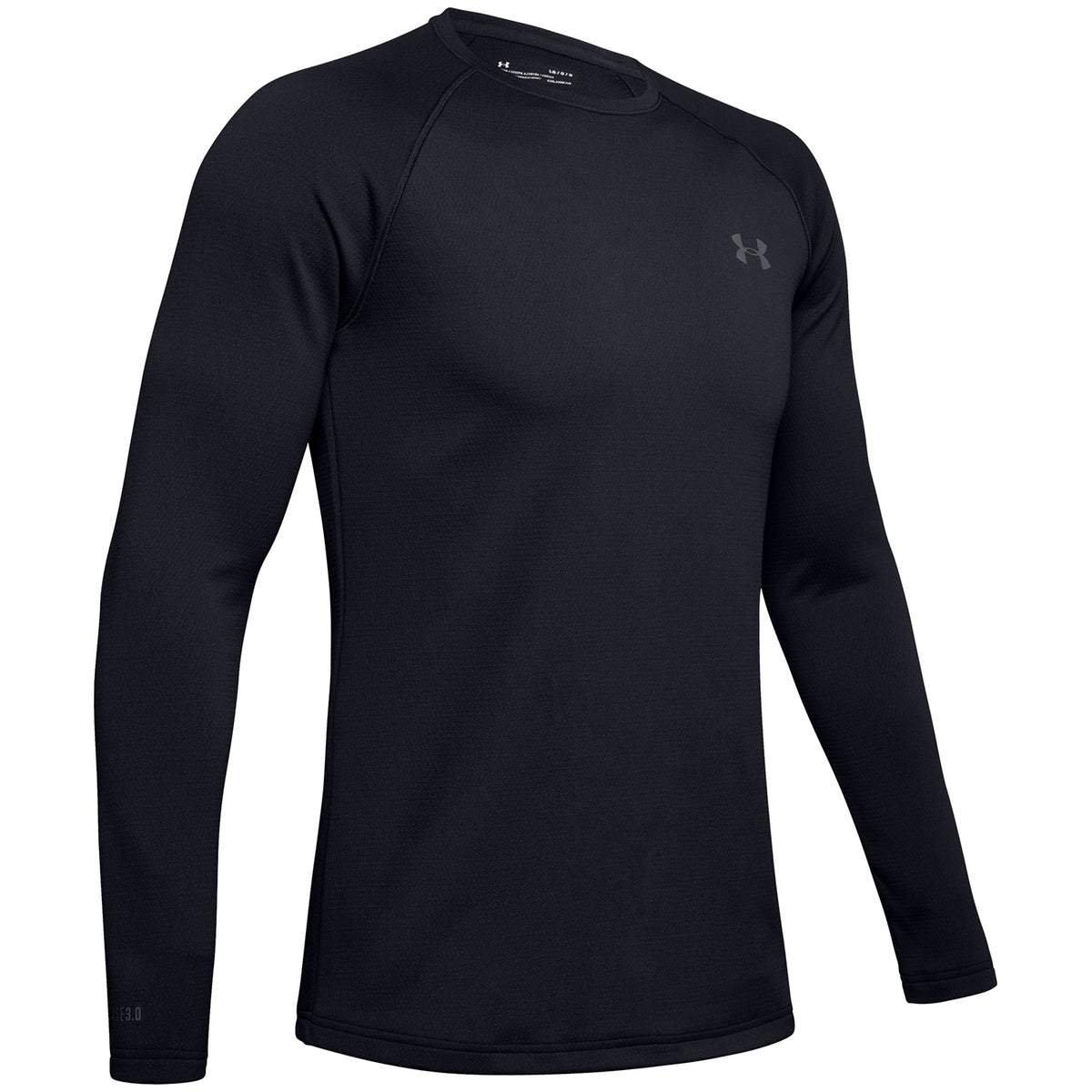 Under Armour UA Base™ 3.0 Crew Top Black/Pitch Gray
