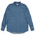 Banks Shadow Long-Sleeve Chambray Shirt Stone Blue